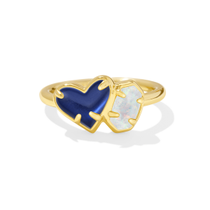 Ari Heart and Emilie Band Ring