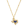 Ari Heart Texas Short Pendant Necklace