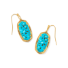 Dani Etch Frame Drop Earrings