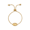 Elaina Etch Frame Delicate Chain Bracelet