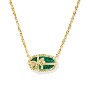 Elisa Bow Short Pendant Necklace