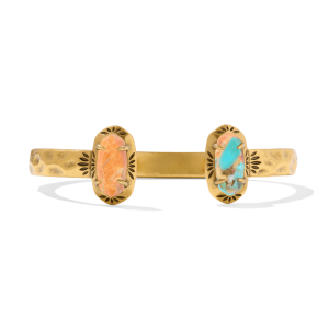 Elton Etch Frame Cuff Bracelet