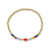 Emilie Multi Mix Stone Beaded Stretch Bracelet