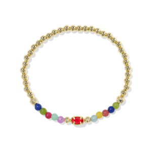 Emilie Multi Mix Stone Beaded Stretch Bracelet