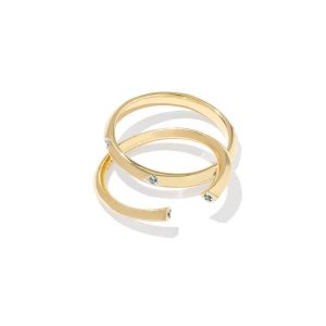 Alani 18k Gold Vermeil Ring Set