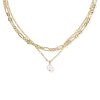 Ashton Gold Multi Strand Necklace