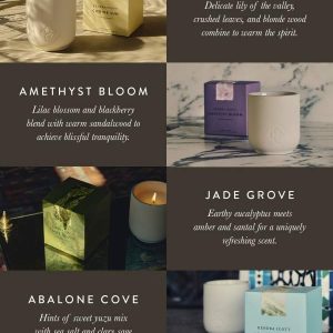 Amethyst Bloom Tumbler Candle - view 2