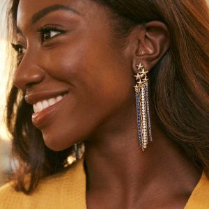 Cassidy Silver Statement Earrings - view 2