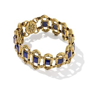 Catherine Vintage Gold Statement Bracelet
