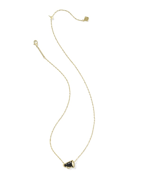 Cheer Gold Short Pendant Necklace - alternate view