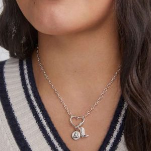 Cowboy Boot Accent Charm in Sterling Silver - alternate view