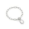 Daphne Convertible Silver Link and Chain Bracelet