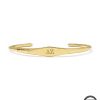 Delta Zeta 18k Yellow Gold Vermeil Davie Cuff Bracelet