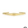 Phi Mu 18k Yellow Gold Vermeil Davie Cuff Bracelet