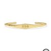 Pi Beta Phi 18k Yellow Gold Vermeil Davie Cuff Bracelet