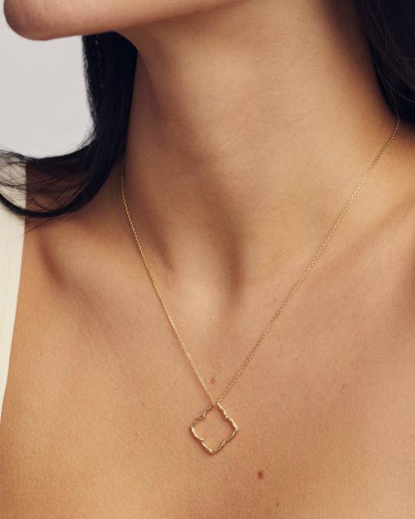 Dira 18k Gold Vermeil Charm Catcher Pendant Necklace - alternate view