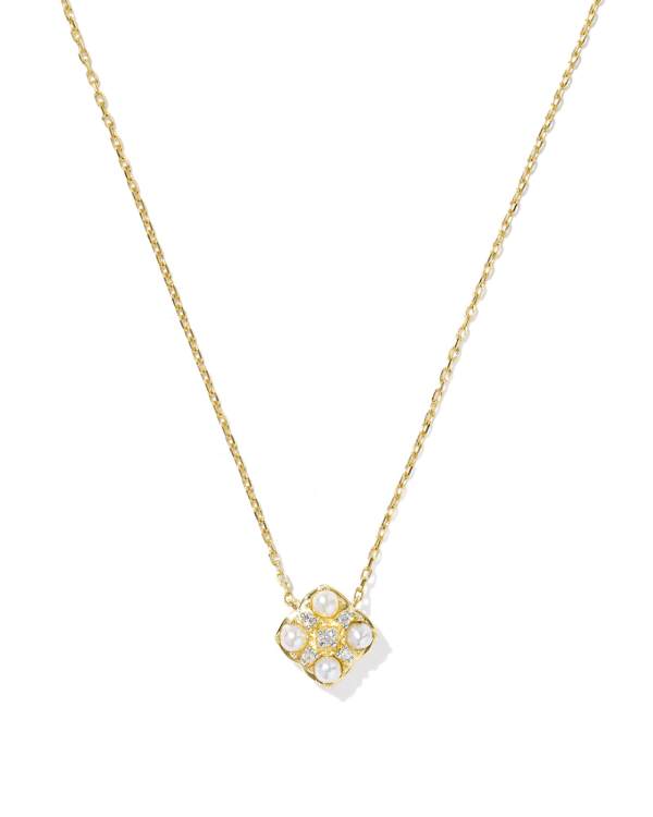Dira Luxe 14k Yellow Gold Short Pendant Necklace