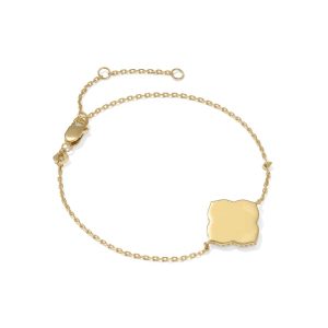 Dira 18k Gold Vermeil Metal Delicate Chain Bracelet