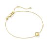 Dira 18k Gold Vermeil Pearl Delicate Chain Bracelet