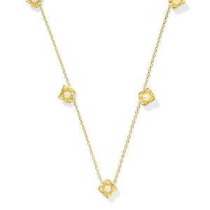 Dira 18k Gold Vermeil Pearl Strand Necklace