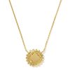 Dira Sun 18k Gold Vermeil Metal Short Pendant Necklace
