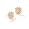 Dolly Parton x Kendra Scott Ari Heart Gold Stud Earrings