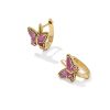 Dolly Parton x Kendra Scott Butterfly Vintage Gold Huggie Earrings