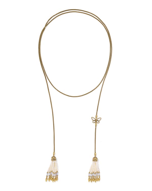 Dolly Parton x Kendra Scott Butterfly Vintage Gold Wrap Necklace