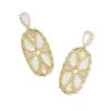 Dolly Parton x Kendra Scott Patchwork Gold Statement Earrings