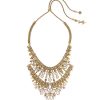 Dolly Parton x Kendra Scott Serayah Butterfly Vintage Gold Statement Necklace