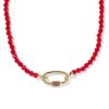 Emery Gold Beaded Strand Necklace