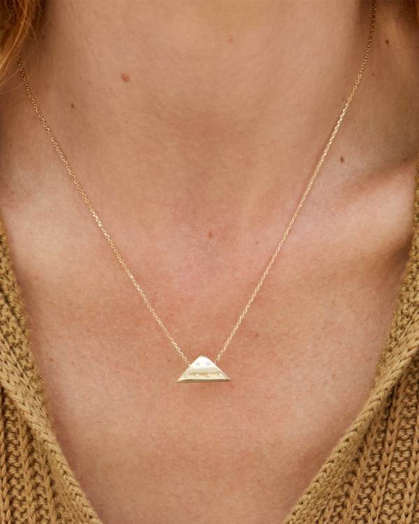 Folds of Honor Pendant Necklace in Gold - alternate view