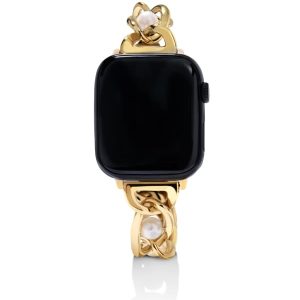 Giselle Gold Tone Stainless Steel Watch Band