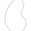 Ryan Rope Chain Necklace in Oxidized Sterling Silver