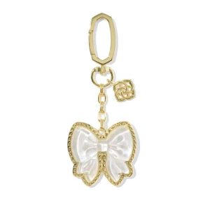 Haley Bow Gold Bag Charm