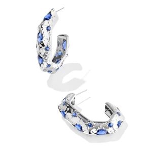 Holland Silver Hoop Earrings