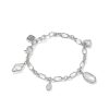 Icon Silver Charm Bracelet