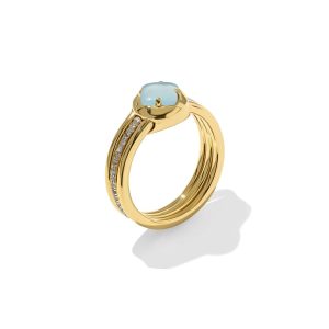 Kailyn 18k Gold Vermeil Band Ring - view 2
