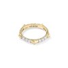 0.76 ct Lab Grown White Diamond Astrid 14k Yellow Gold Band Ring