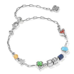 Lacey Silver Delicate Chain Bracelet