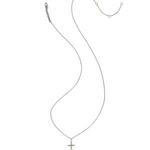 Large Sterling Silver Cross Pendant - view 2