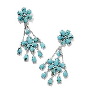 Wrangler® x Yellow Rose by Kendra Scott Laurel Vintage Silver Statement Earrings