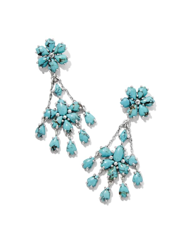 Wrangler® x Yellow Rose by Kendra Scott Laurel Vintage Silver Statement Earrings