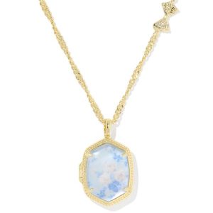 Kendra Scott x LoveShackFancy Daphne Gold Locket Necklace