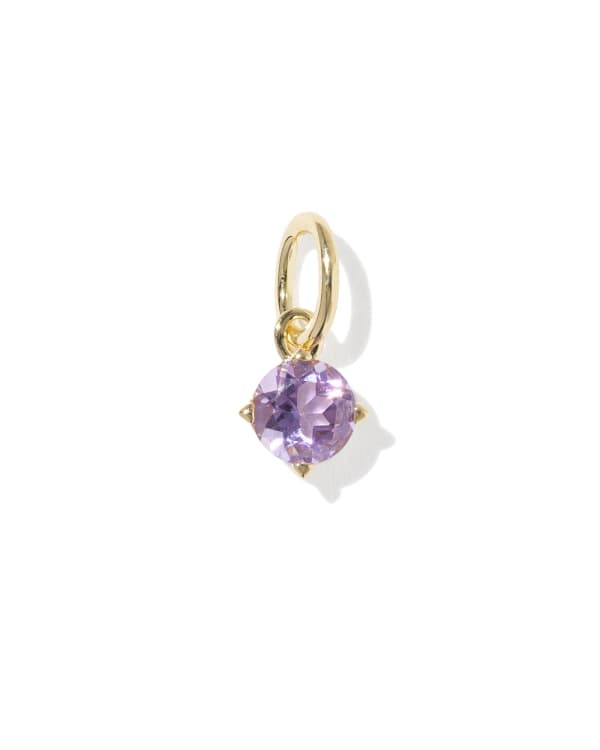 Maisie 18k Gold Vermeil February Birthstone Charm