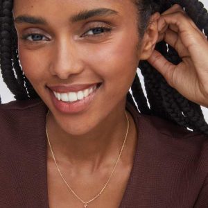 Maisie 18k Gold Vermeil October Pendant Necklace - alternate view