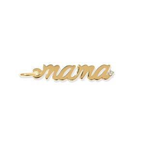 Mama 18k Gold Vermeil Sparkle Charm