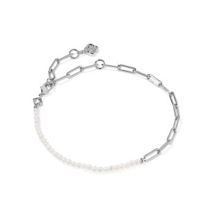 Markie Silver Half Chain Bracelet