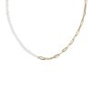 Markie Gold Half Chain Necklace