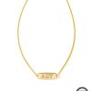 Alpha Sigma Tau Pendant Necklace in 18k Gold Vermeil